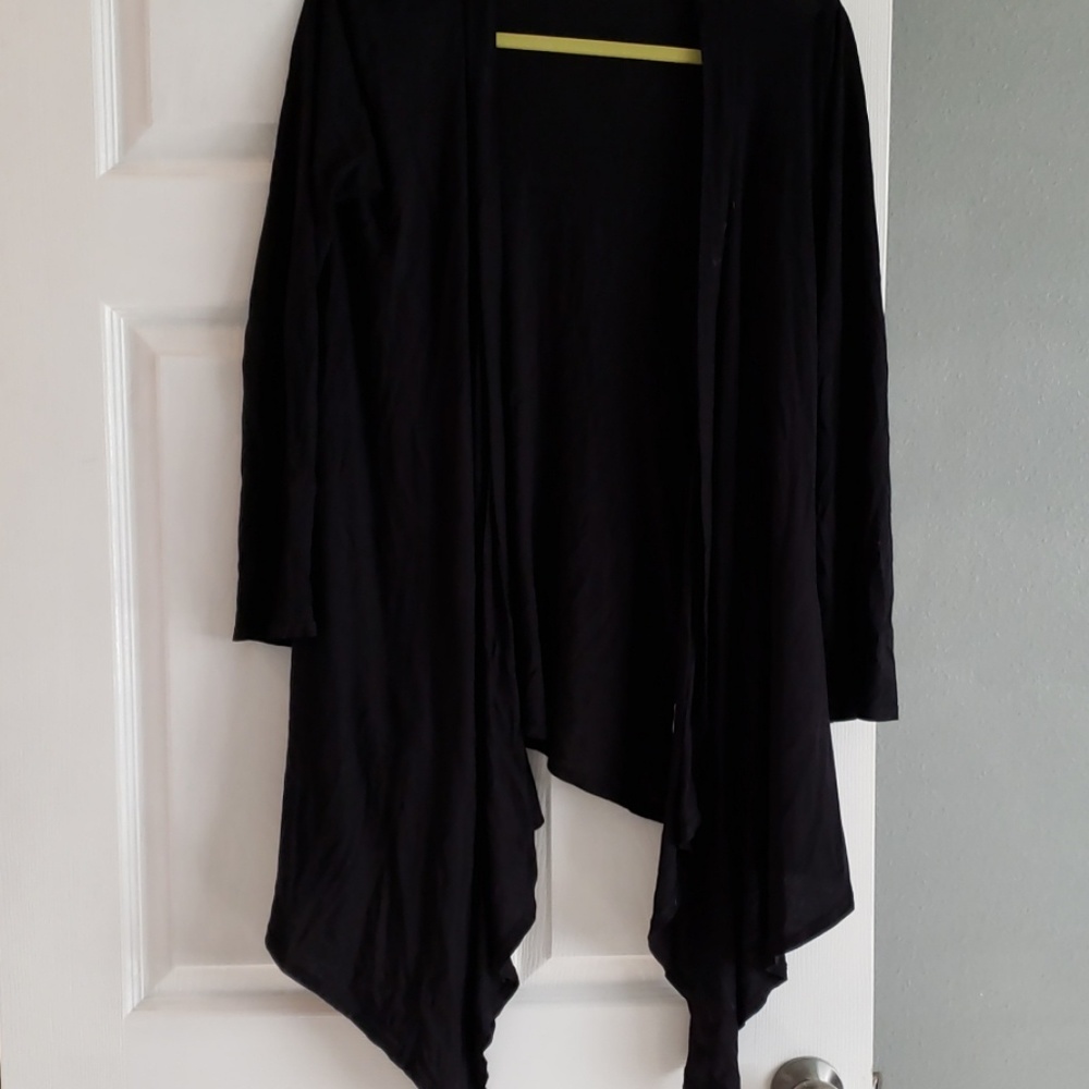 Black cardigan